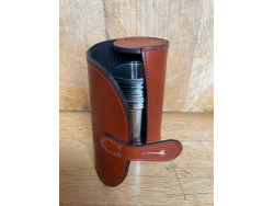 Leather Cup Set with Stud Fastening (Small/Medium)