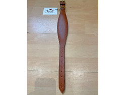 Acorn Padded Leather Greyhound Collar