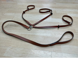 Acorn Leather Slip Lead – Triple